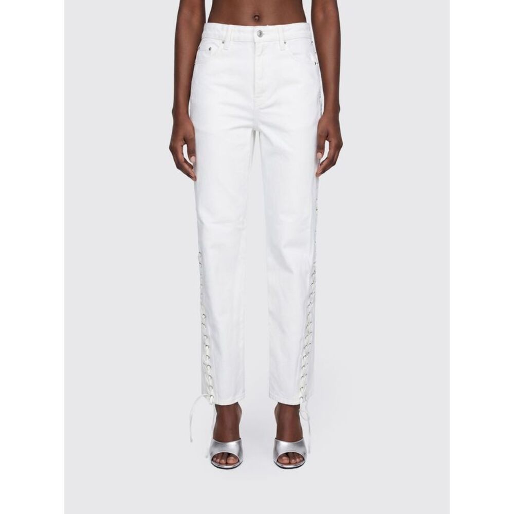 Rotate Women Rotate Straight Jeans In Denim